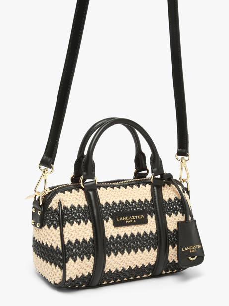 Sac Bandoulière Mini Osier Italie Lancaster Noir mini osier italie 72 vue secondaire 2
