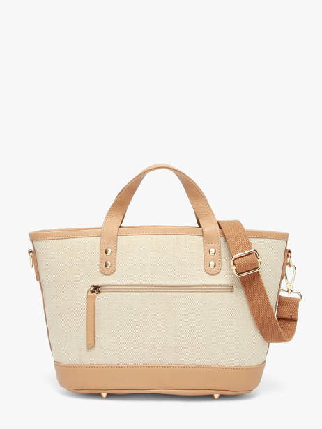Sac Porté Main Antibes Coton Les tropeziennes Beige antibes TZ01 vue secondaire 4