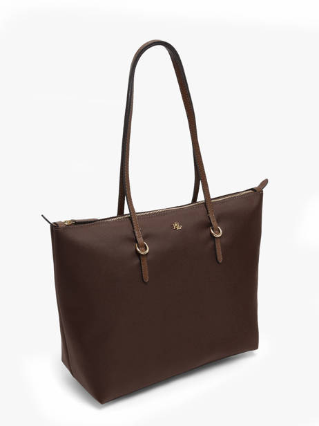 Sac Shopping S Keaton 26 Nylon Lauren ralph lauren Marron chadwick 31916737 vue secondaire 1