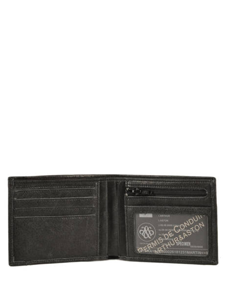 Portefeuille Diego Cuir Arthur & aston Noir diego 1438-573 vue secondaire 1