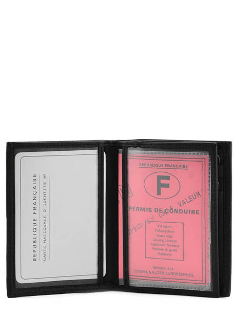 Portefeuille Soft Vintage Cuir Lancaster Noir soft vintage homme 120-12 vue secondaire 3