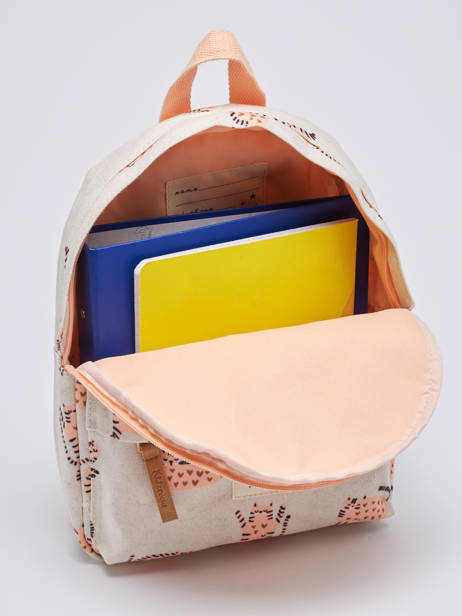 Sac à Dos 1 Compartiment Kidzroom Blanc stories 2445 vue secondaire 3