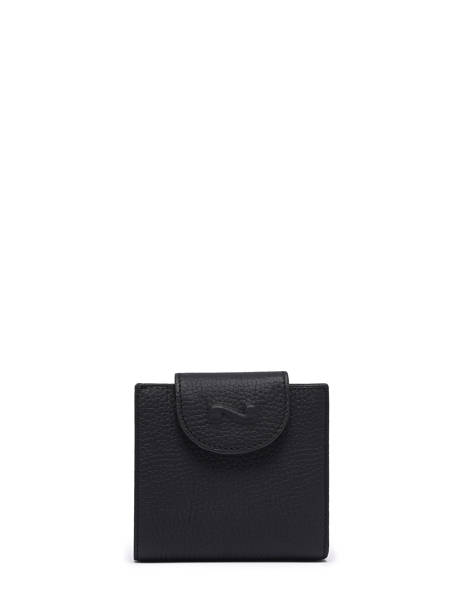 Portefeuille Trifold Cuir Nathan baume Noir original n 116N