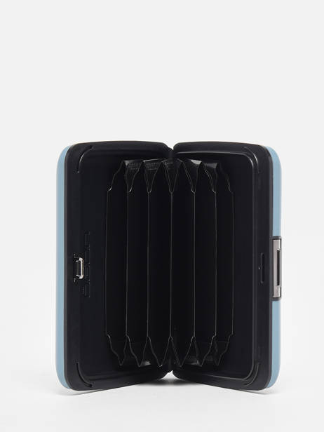 Porte-cartes Cuir Ogon Bleu matte MAT vue secondaire 1