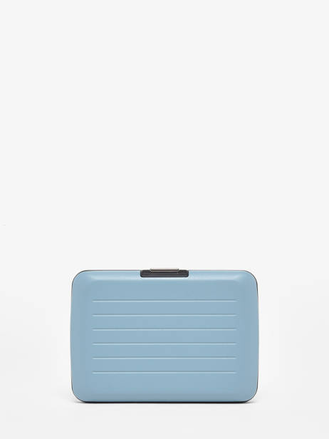 Porte-cartes Cuir Ogon Bleu matte MAT vue secondaire 2