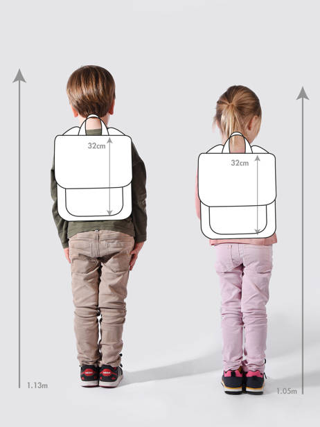 Sac à Dos 1 Compartiment Disney Blanc made for fun 3870 vue secondaire 1